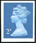 Stamp of Great Britain » Queen Elizabeth II 1971-76 HARRISON COLOUR TRIAL PROOFS, Five imperfo
