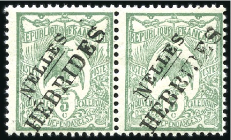 Stamp of New Hebrides 1908 Overprinted New Caledonia Stamps
1907 "NEL