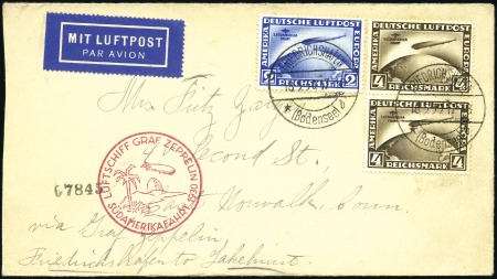 Stamp of Germany » German Empire 1930 (18 May) South America flight from Friedrichh