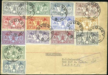 Stamp of New Hebrides 1909-1981, Sea Post collection of 123 covers (the