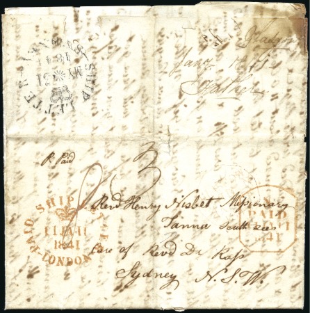 Stamp of New Hebrides THE BILL HOLLAND COLLECTION
Early Missionary Le