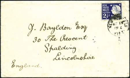 Stamp of New Hebrides 1904 (Apr 15) Envelope to England with NSW 1897-99