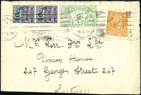 Stamp of New Hebrides 1912-37, Group of 14 covers all cancelled in Sydne