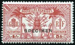 Stamp of New Hebrides SPECIMENS: 1910-38, Group of specimen ovpts and pu