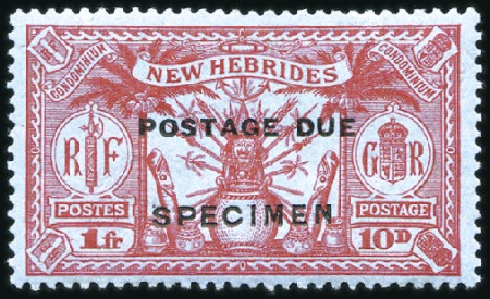 Stamp of New Hebrides POSTAGE DUES: 1925-57 Mint (mixture of mh and mnh)