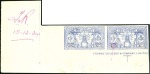 Stamp of New Hebrides 1925 British Dual Currency 5s, page showing plate 