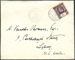 Stamp of New Hebrides 1860-1925, Group of 12 covers incl. two NSW 6d dia