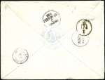Stamp of Zanzibar » Pre-Post Office Period (Pre-1875) 1875 (Feb) Envelope from the German Consulate at Z