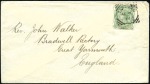 Stamp of Zanzibar » The Indian Post Office (1875-1895) 1890 (Sep 16) & 1892 (Jun 27), Two envelopes from 