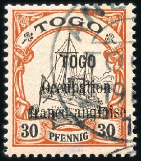 Stamp of Germany » Germany Collections and Large Lots 1910-15, GERMAN COLONIES: Small selection on cards