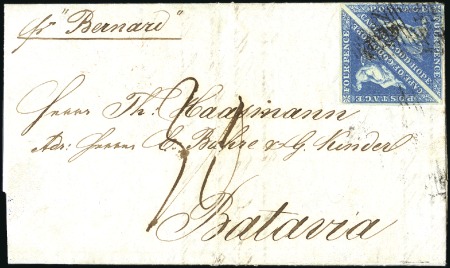 Stamp of South Africa » Cape of Good Hope 1856 Folded entire from Swellendam via Cape Town t