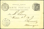 Stamp of Zanzibar » The French Post Office (1889-1904) 1898 (Sep 26) & 1899 (Jan 11), Postcard and envelo
