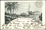 Stamp of Zanzibar » The French Post Office (1889-1904) 1901 (Feb 27) Picture postcard (entitled "Greeting