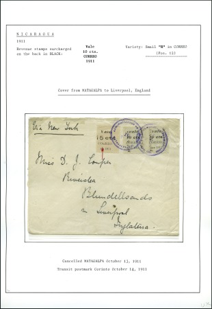 Stamp of Nicaragua The Kilian Nathan Collection: 

Highly Important