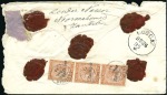 Stamp of Zanzibar » The Zanzibar Post Office (1895-1964) 1895 (Nov 28) Envelope sent Advice of Receipt regi