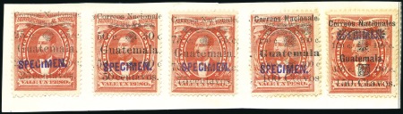 Stamp of Guatemala 1886 Barrios Surcharged Issue: Specialised assembl