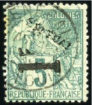 Stamp of Colonies françaises » Sénégal 1887-1903, sélections de bonnes valeurs : n°1, n°2