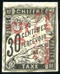 Stamp of Colonies françaises » Congo 1891-92, Neuf timbres : n°1, le rare n°3 neuf sign