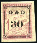 Stamp of Colonies françaises » Colonies Francaise Collections et Lots 1884-1903, Collection Guadeloupe sur page, belles 