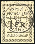 Stamp of Colonies françaises » Madagascar (Poste française) 1889-1912, Collection Madagascar sur pages, belles