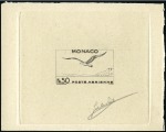 Stamp of Colonies françaises » Monaco 1941-42, Dix huit épreuves d'artistes signées dont