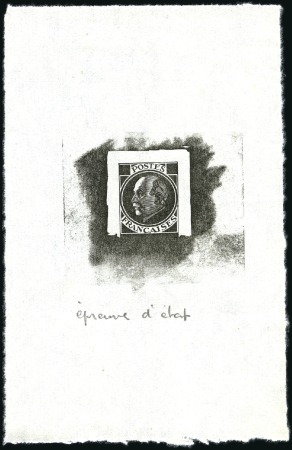 Stamp of France 1940-42 Pétain, Sept épreuves dont deux de Jean Vi