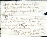 Stamp of France 1870 PASSEUR DROCO, lettre au départ de Paris avec