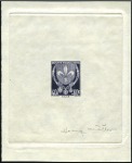 Stamp of France 1940-45, Vingt-trois épreuves d'artiste diff. dont