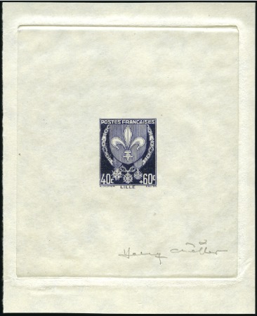 Stamp of France 1940-45, Vingt-trois épreuves d'artiste diff. dont