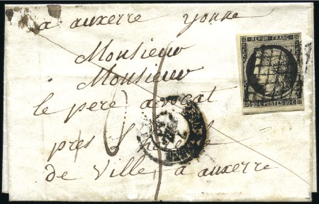 Stamp of France » Collections 1849-1910, +300 lettres dont des couleurs, à noter