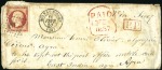 Stamp of France » Collections 1849-1910, +300 lettres dont des couleurs, à noter