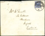 Stamp of Zanzibar » The German Post Office (1890-1891) 1892 (May 3) Envelope posted on board SS "Admiral"