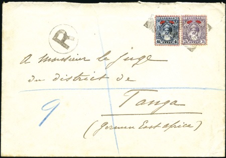 Stamp of Zanzibar » The Zanzibar Post Office (1895-1964) 1901 (Dec 12) Envelope from the Italian Consulate 