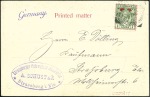 Stamp of Zanzibar » The Zanzibar Post Office (1895-1964) 1902 (Oct 21) Advertising postcard from a Strasbou