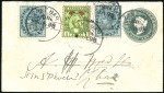 Stamp of Zanzibar » The Zanzibar Post Office (1895-1964) 1898 (Jan 25) Overprinted 1/2a postal stationery e