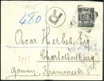Stamp of Zanzibar » The Zanzibar Post Office (1895-1964) 1905 & 1910 Pair of covers; 1905 envelope envelope