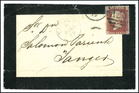 Stamp of Great Britain » British Post Offices Abroad MOROCCO (GIBRALTAR PERIOD): 1879 (Aug) Mourning en