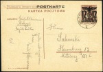 Stamp of Israel » Israel: The Holocaust - Ghettos BELZYCE: 1940 Two similar cards, General Governmen