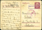Stamp of Israel » Israel: The Holocaust - Ghettos BENDSBERG: 1942-43 Broup of eight covers & cards a