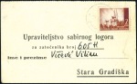 Stamp of Israel » Israel: The Holocaust - Ghettos CROATIA: Three printed cards all with Croatian fra