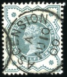 Stamp of Great Britain » British Post Offices Abroad ASCENSION: QV selection incl. 1881 1d lilac (2), 1