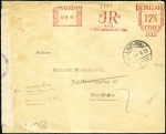 Stamp of Israel » Israel: The Holocaust - Ghettos DUTCH GHETTOS (JEWISH RED CROSS): Two envelopes wi