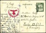 Stamp of Israel » Israel: The Holocaust - Ghettos KOSOW: Two General Government 12pfg postal station