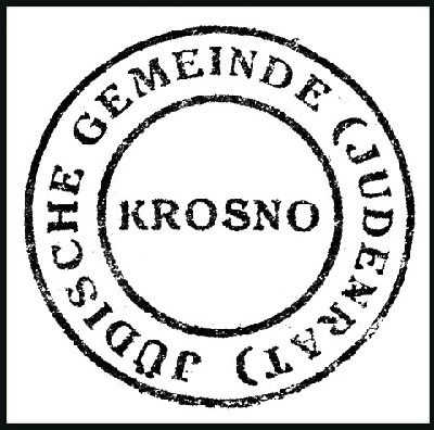 Stamp of Israel » Israel: The Holocaust - Ghettos KROSNO: General Government franking tied KROSNO/30