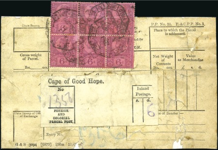 Stamp of Great Britain » British Post Offices Abroad SOUTH AFRICA (BOER WAR): 1900 Cape of Good Hope pa