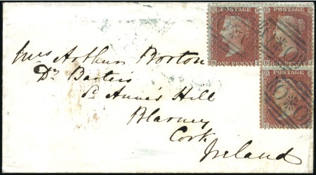Stamp of Great Britain » British Post Offices Abroad CRIMEA: 1856 (May 5) Envelope to Ireland with irre