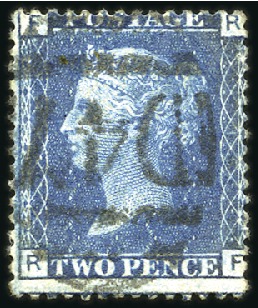 Stamp of Great Britain » British Post Offices Abroad CYPRUS, POLYMEDIA: 1858-69 2d blue pl.15 with clea