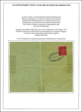 Stamp of Germany » Germany Collections and Large Lots 1914-18, OCCUPIED TERRITORIES Exhibition collectio