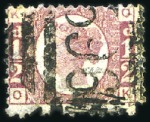 Stamp of Great Britain » British Post Offices Abroad CYPRUS, NICOSIA: 1/2d Rose-Red selection with "969