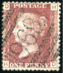 Stamp of Great Britain » British Post Offices Abroad CYPRUS, NICOSIA: 1d Red plate selection with "969"